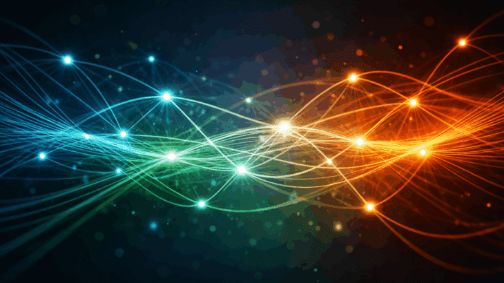 Glowing energy network convergence